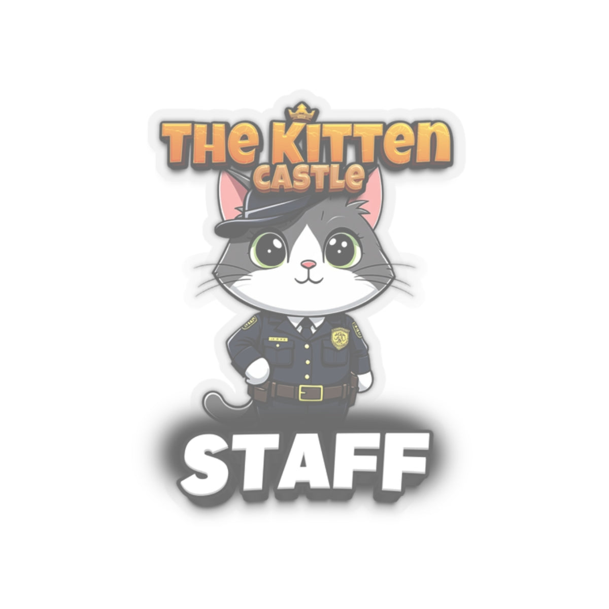 Kitten Castle Staff Stickers